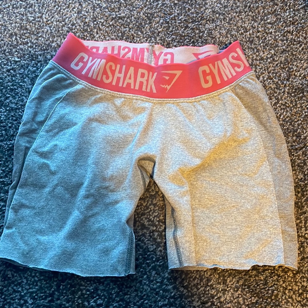 gymshark shorts( originally leggings but cut to biker shorts)